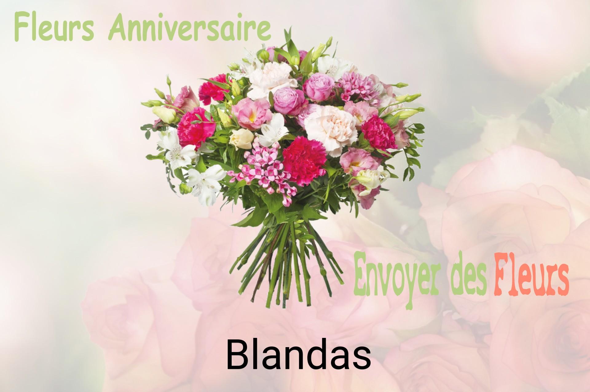 Bouquet de fleurs d’anniversaire livré à Blandas